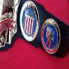 NWA United States Heavyweight Championship Belt 4mm Zinc PLated(Same Day Dispatch) view 4
