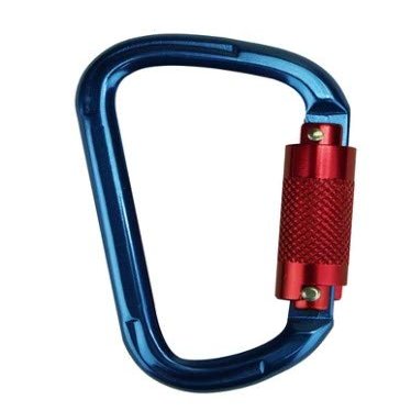 Auto Locking Carabiner 25KN - Fusion Climb Swift - Professional Rock Climbing Carabiner - Heavy Duty Steel Clip - Auto Locking Carabiner for Climbing, Rappelling, D Shaped - UIAA
