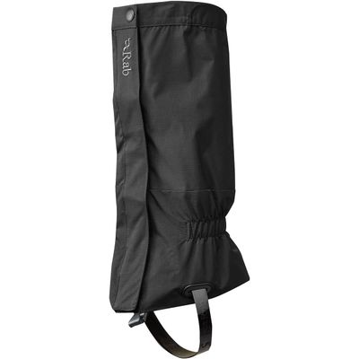 Rab Men's Trek Waterproof Gaiter for Hiking and Moutaineering - Black - Medium