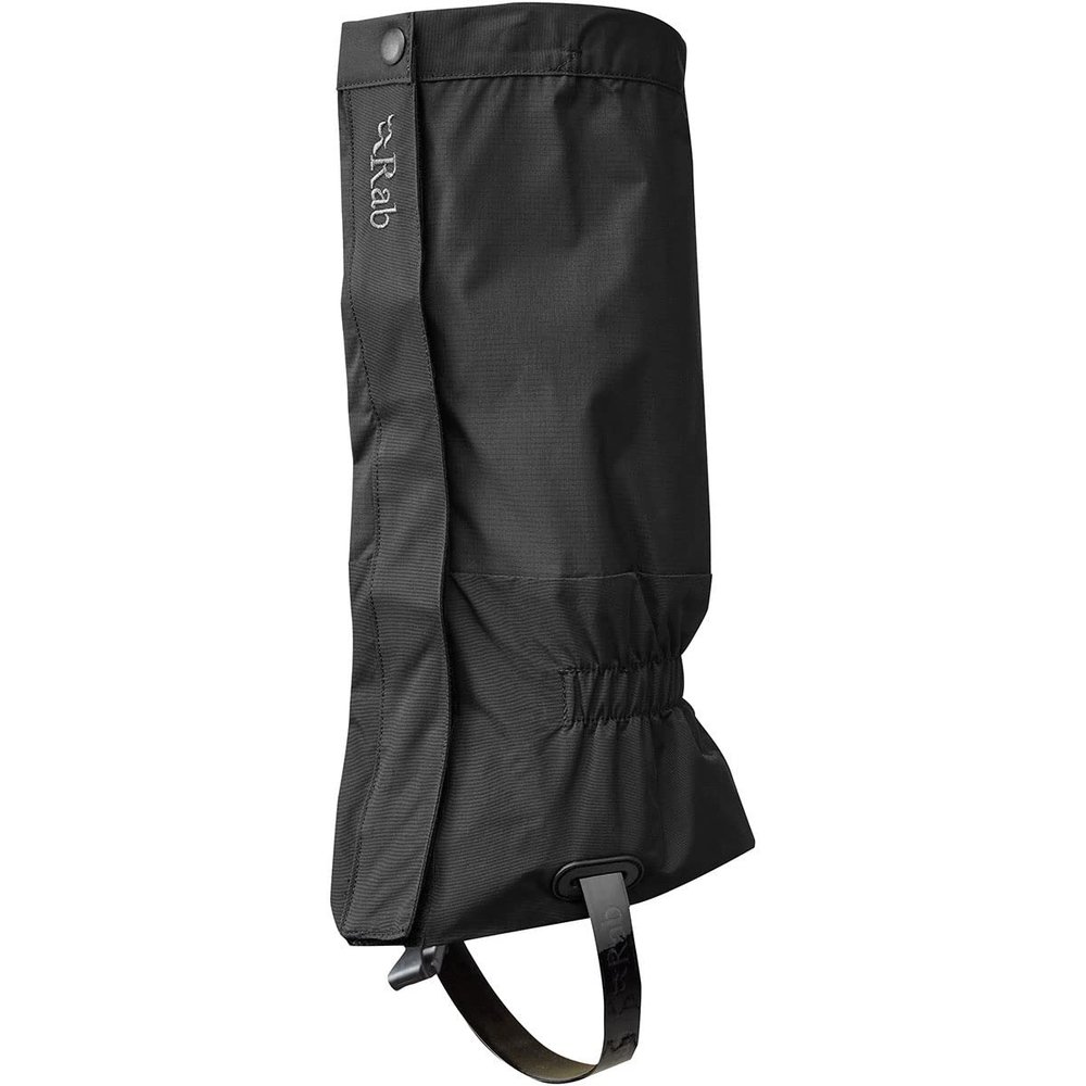 Rab Men's Trek Waterproof Gaiter for Hiking and Moutaineering - Black - Medium