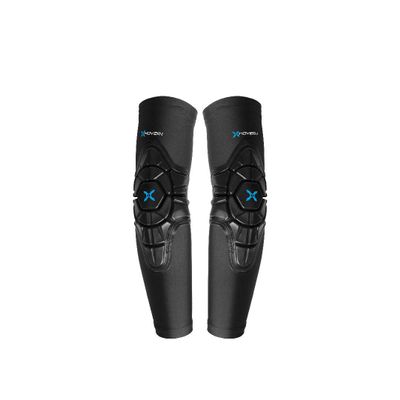 Hover-1 Mens Lightweight Elbow Pads Protective Hard Shell, Black, Medium