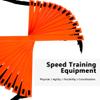 Speed Train Kit, 19Ft Flat Ladder + 10Pcs Disc Cones for Athletic Training Speed Ladders (Orange) view 3