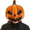 CreepyParty Halloween Jackolantern Pumpkin Face Head Masks Novelty Scary For Party and Trick or Treat view 4