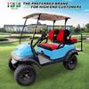 10L0L Front Rear Golf Cart Seat Covers for Yamaha G29 Drive, Club Car Precedent and Club Car DS Model, Made of 3D Air Mesh Polyester Fabric Breathable Washable - Red view 2
