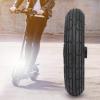 10 inch front scooter tire, durable rubber aluminum alloy replacement wheel, electric scooter wheel, for commuters skateboarders urban riders view 4
