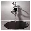 dot2dance BRAND Portable Dance Floor-Sturdy and Stable Authentic Marley Home Dance Studio, Dancers Ballet Flooring, Multi Use with Non-Slip Gym Mat Back. Size 46-48" Made in U.S.A. view 1