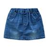 GRANDWISH Little Girls Solid Color Denim Skort Dark Blue 5T view 1