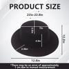 1PC Unisex Adult Fashion Classic Black Fedora Hat Large Wide Brim Flat Church Derby Cap Headwear Top Hat for Wedding Party Talent Show Performance view 2