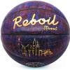 REBOILPHASE Kids Basketball, Size 5, Purple, Composite Leather, Inkjet Technology, 22 CM Diameter, 470-500g Weight view 1