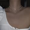 LecAit Letter F Necklaces Initial for Women 14K Gold Plated Cubic Zirconia Tennis Chain Choker Necklace for Women view 4