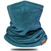 Dymex Neck Warmer Gaiter Winter Fleece Neck Cover Balaclava Windproof Face Cover Mask for Ski Motorcycle (Peacock Blue, 1) view 1
