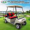 10L0L Golf Cart Front Rear Seat Cover Set for EZGO TXT RXV & Club Car DS 2000-up(Flat Backrest), Made of 3D Air Mesh Polyester Fabric Breathable Washable, Red view 2