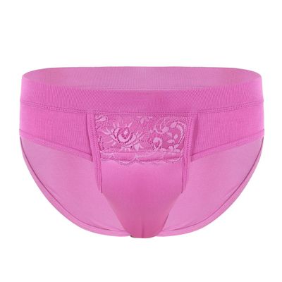 ACSUSS Men's Hiding Gaff Panties Shaping Pant for Crossdresser Transgender Underwear Rose Red XL