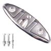 ISURE MARINE Boat Folding Cleat 8-1/2" Flip-up Heavy Dock Cleat Marine Grade 316 Stainless Steel view 1