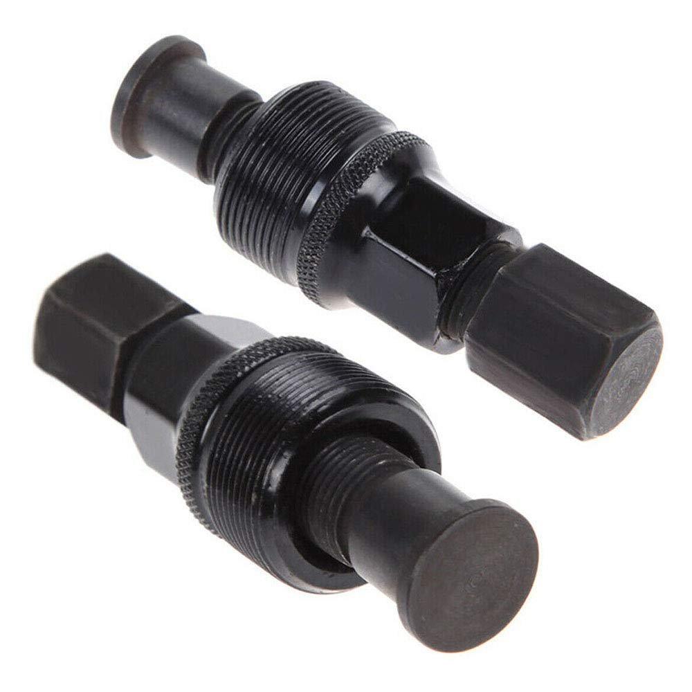 Acxico 1 Set of Bicycle Bicycle Crank Set Crank arm Puller Repair Remover Black