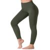 Dragon Fit Compression Yoga Pants with Inner Pockets in High Waist Athletic Pants Tummy Control Stretch Workout Yoga Legging Dark Olive view 1