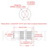 316 Stainless Steel Combo Stainless Steel 3/8 I.D Hose Thru-Hull Fitting w/Nut with Gasket for Boats, Yachts, Marine view 2