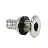 316 Stainless SteelCombo Stainless Steel Thru-Hull Fitting w/Nut & Gasket for (3/4" ID) view 1