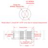 316 Stainless SteelCombo Stainless Steel Thru-Hull Fitting w/Nut & Gasket for (3/4" ID) view 2
