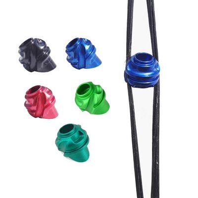 ZSHJGJR Archery Hooded Peep Sight 37 or 45 Degree Aluminium Hooded Peep Sights for Compound Bows Hunting Archery Accessories (Blue, 45 Degree)