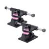 Skateboard Truck 2pcs Skateboard Trucks Combo 3.25inch Wheels ABEC Longboard Skatebaord Accessory(Randomly Color of PU Pad)(Black) Sportinggoods Electric Scooter view 2