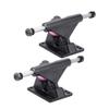 Skateboard Truck 2pcs Skateboard Trucks Combo 3.25inch Wheels ABEC Longboard Skatebaord Accessory(Randomly Color of PU Pad)(Black) Sportinggoods Electric Scooter view 3