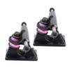 Skateboard Truck 2pcs Skateboard Trucks Combo 3.25inch Wheels ABEC Longboard Skatebaord Accessory(Randomly Color of PU Pad)(Black) Sportinggoods Electric Scooter view 4