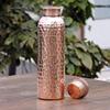 GDONLINE 100% Pure Copper Water Bottle Leak Proof Perfect Ayurvedic Health Benefits Vessel for Sports Fitness Yoga, Natural Health Copper Water Bottle 32 oz view 2