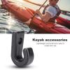 Demeras J Shape Bungee Kit 1 Pair Plastic J Shape Screws Lashing Hook J-Hooks for Kayaks Canoes Rowing Boats view 2