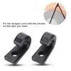 Demeras J Shape Bungee Kit 1 Pair Plastic J Shape Screws Lashing Hook J-Hooks for Kayaks Canoes Rowing Boats view 3