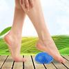 Inflatable Half Yoga Ball, PVC Balance Trainer with Foot Massage Points, Anti-Slip Base, Blue, for Exercise, Fitness, Physical Therapy view 2