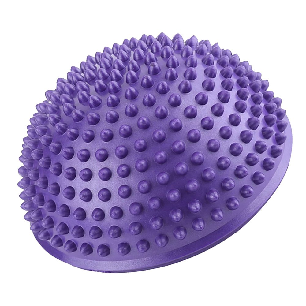 Foot Massage Ball, Inflatable Half Yoga Balls Massage Point Exercises Trainer Fitness for Kids Adults Sports Foot Massages