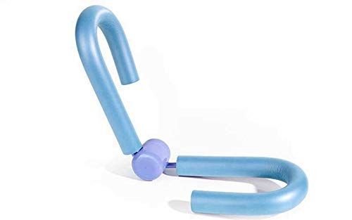 Syeendy PVC Leg Thigh Exercisers Gym Sports Thigh Master Leg Muscle Arm Chest Waist Exerciser Workout Machine Gym Home Fitness Equipment (1 Piece Blue)