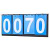 RiToEasysports 4 Digit Scoreboard,Portable Flip Scoreboard Score Keeper for Table Tennis Football Basketball Badminton view 2