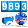 RiToEasysports 4 Digit Scoreboard,Portable Flip Scoreboard Score Keeper for Table Tennis Football Basketball Badminton view 3