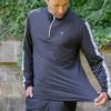 Calvin Klein Men's Striped Sleeve Newport Sweater - Black/White - M view 3