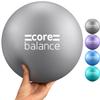 Core Balance 9 Inch Anti Burst Pilates Ball, Mini Exercise Ball for Yoga, Barre, Stretching and Core Stability Workout (Grey) view 1