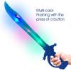 ArtCreativity Light Up Shark Sword for Kids - Set of 2, 15 Inch Dress-Up Toy Sword with Flashing LED Lights - Best Birthday Gift for Boys and Girls Ages 3, 4, 5, 6, 7, 8 (Blue) view 4