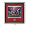 Crimson Dynasty Framed Art Print with Coin by Daniel Moore - Alabama Football beats Notre Dame to win the 2012 Championship view 2