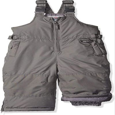iXtreme Unisex-Children Snow Bib (16-18, Light Grey)