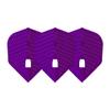 LSTYLE Dart Flights  L3 PRO Dimple Shape - Deep Purple | Set of 3 | for Soft Tip & Steel Tip Darts view 2