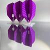 LSTYLE Dart Flights  L3 PRO Dimple Shape - Deep Purple | Set of 3 | for Soft Tip & Steel Tip Darts view 4