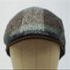 Borges & Scott The Sloan Patchwork - Irish Tweed and Nubuck Leather Flat Cap - X-Large view 4