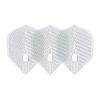 LSTYLE Dart Flights  L3 PRO Dimple Shape - Clear | Set of 3 | for Soft Tip & Steel Tip Darts view 2