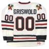 Griswold Jersey - $109 with Embroidered Twill Crests and Twill Sleeve Numbers (White, Adult M) view 1
