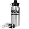 Art by Chelsydale Gifts for Logger Water Bottle Tumbler Portable Drinkware - Timber Cutter Catty River Hog Tree Log Wood Logging Men Women Funny Cute Gag Appreciation Idea - Dont Make Me Use My Voice view 2