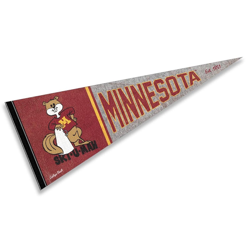 Minnesota Gophers Pennant Throwback Vintage Banner