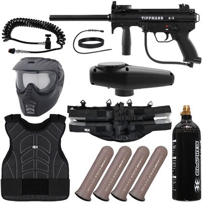 Action Village Tippmann A5 RT Light Gunner Paintball Gun Package Kit