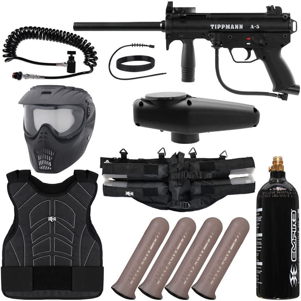 Action Village Tippmann A5 RT Light Gunner Paintball Gun Package Kit