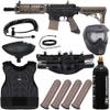 Action Village Tippmann TMC Light Gunner Paintball Gun Package Kit (Black/Tan)
